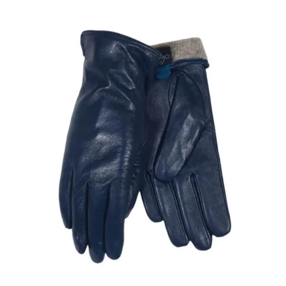 Geniune Leather - Real fur women's gloves - Picture 2 of 5
